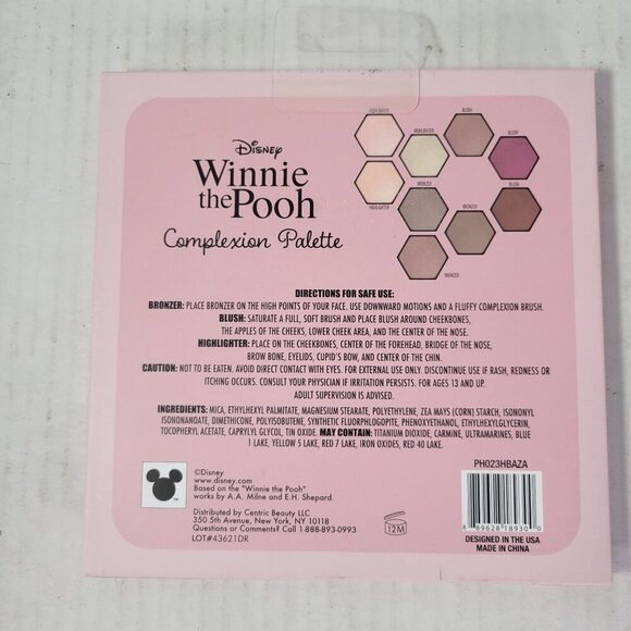 Disney WINNIE THE POOH Complexion Palette - Bronzer/Highlighter/Blush - 9 Shades - Picture 4 of 4